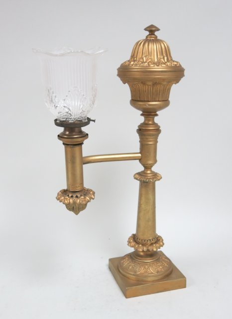 Old American Brass Lamp (1 of 5)