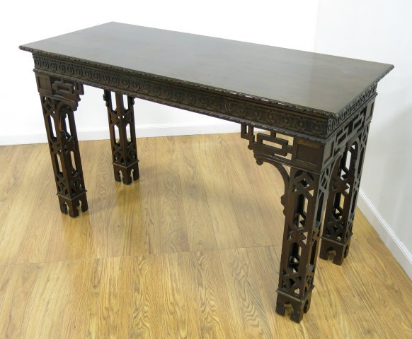 George III Style Mahogany Side Table (1 of 4)