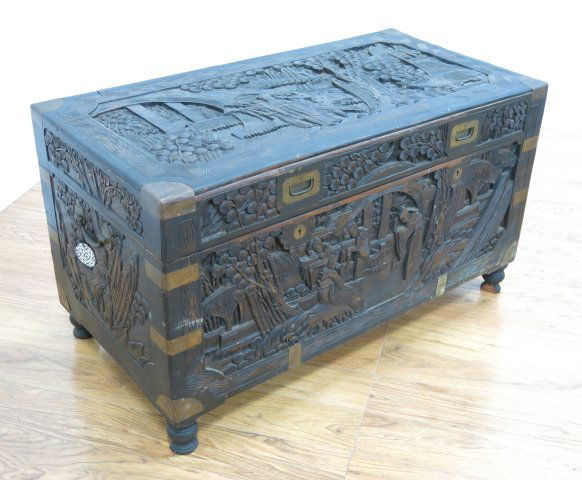 Asian Carved Trunk (1 of 9)