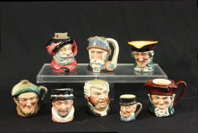 8 Royal Doulton Character Jugs & Lighters (1 of 9)