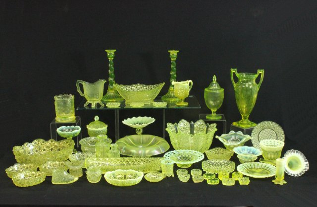 Collection of Vaseline Glass (1 of 9)