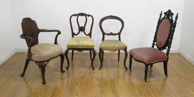 4 Victorian Chairs (1 of 5)