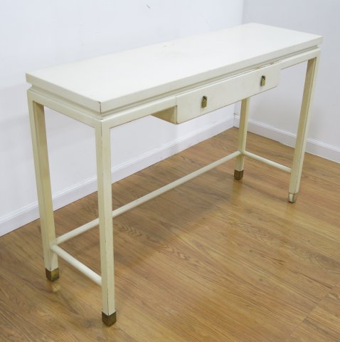 Tommi Parzinger White Lacquer Console (1 of 4)