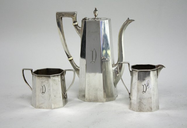 Sterling Silver Georg Jensen Tea Set (1 of 6)