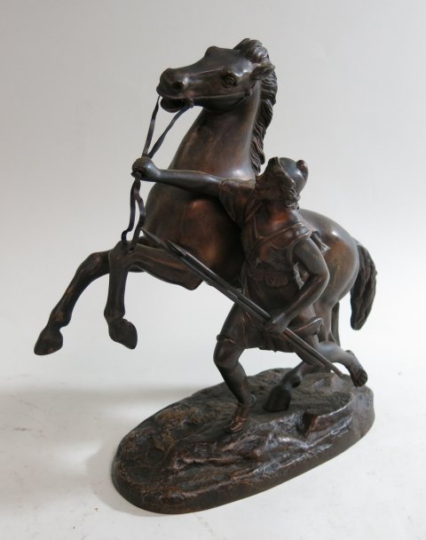 19th C. Bronze Marley Horse after G. Coustou (1 of 5)