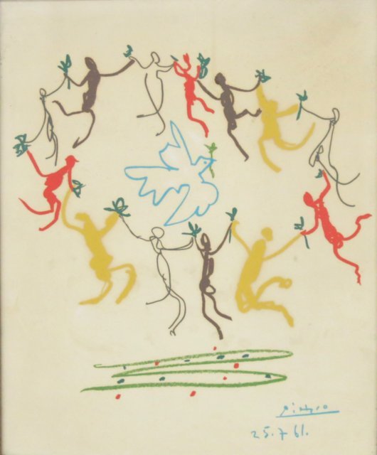 Pablo Picasso, "La Ronde de la Paix" (1 of 4)