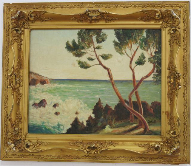 Gustave Cimiotti, Coastal Landscape (1 of 4)