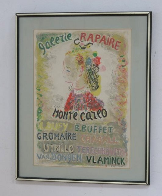 Constantine Terechkovitch, Colored Lithograph (1 of 3)