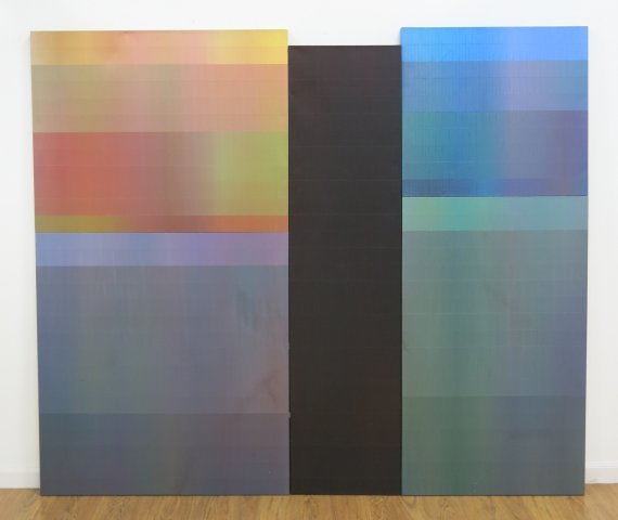 Richard C. Cramer, Geometric Abstract Triptych (1 of 5)