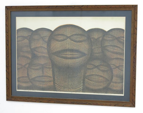 Kinoshita Tomio, "Faces" (1 of 5)