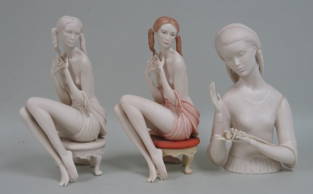 3 Laszlo Ispanky Porcelain Figures (1 of 9)
