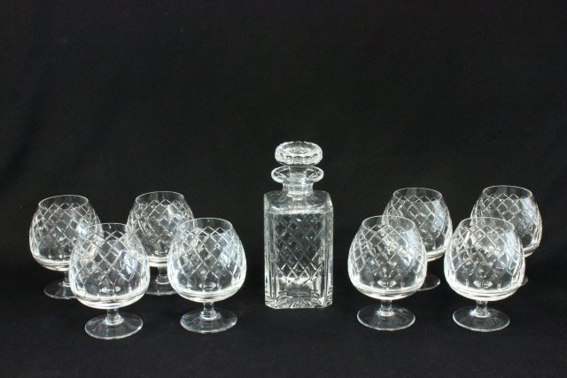 Cartier Crystal Brandy Snifter Set (1 of 6)