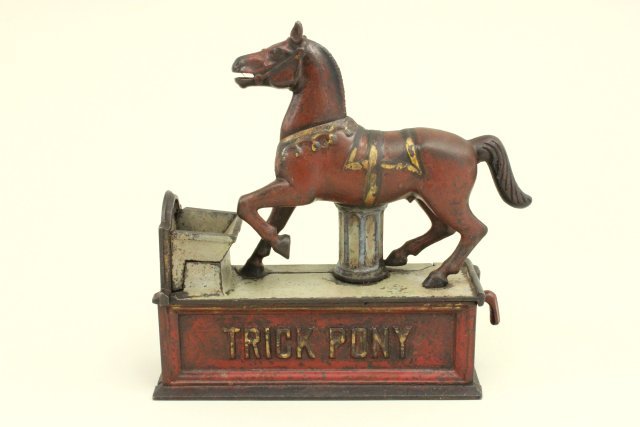 Trick Pony Metal Toy Bank (1 of 7)