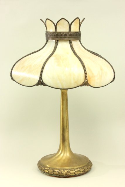 Miller & Co Slag Glass Table Lamp (1 of 4)