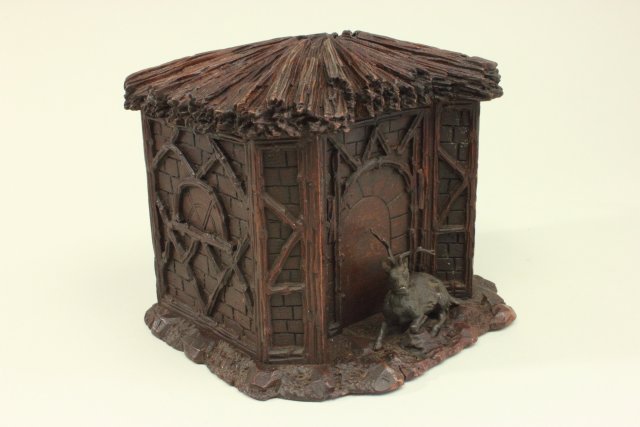 Black Forest Carved Wood Cigar Box (1 of 7)