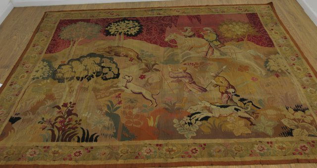 Belgium tapestry, Hunting Scene (1 of 6)