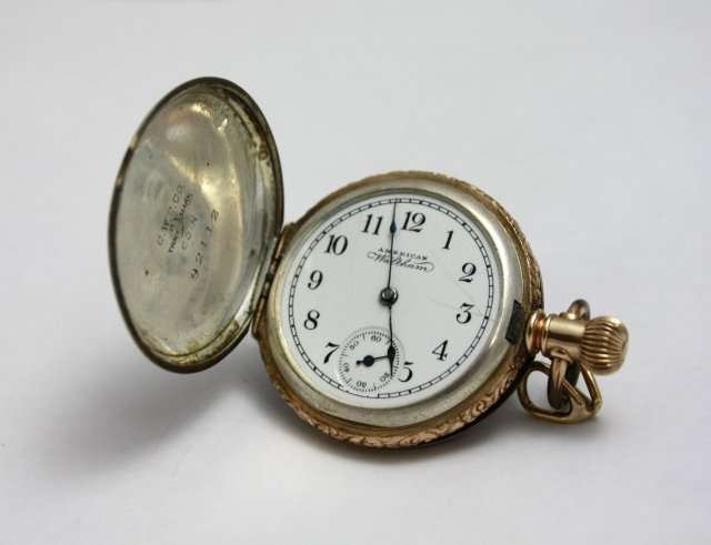 Waltham Coin Silver Pocket Watch (1 of 9)