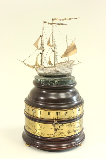 Boehm Mayflower Rotary Clock (1 of 9)