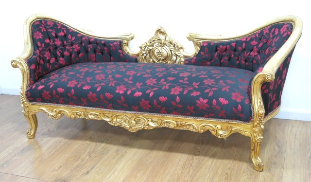 Large French style Heavily Carved Sofa (1 of 3)