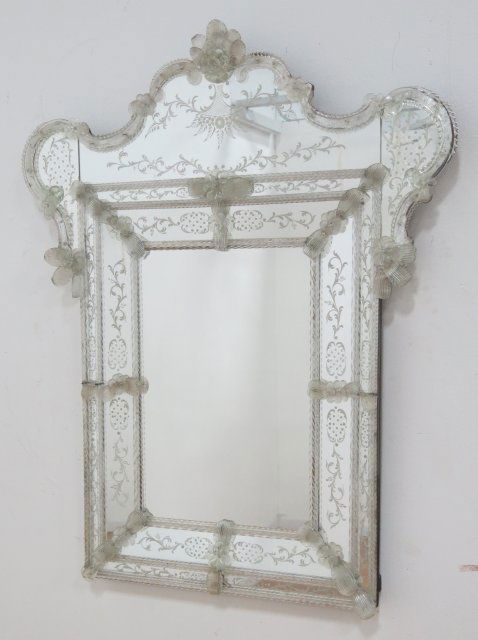 Early 20th Century Venetian Mirror (1 of 3)