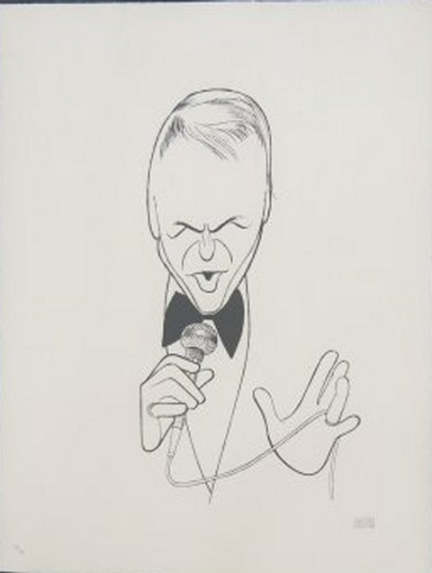 Al Hirschfeld, "Frank Sinatra" (1 of 5)