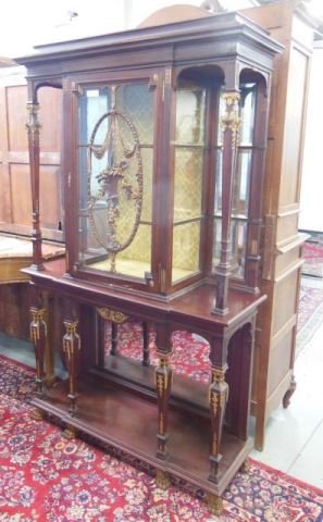 Edwardian Parcel Gilt Mahogany Etagere (1 of 3)