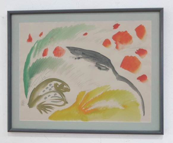 Tebo, Sacha  Haiti, Watercolor, Abstract (1 of 2)