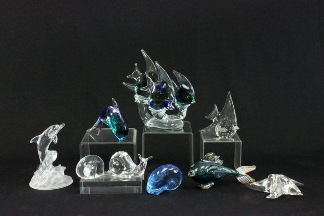 9 Glass Figures (1 of 8)
