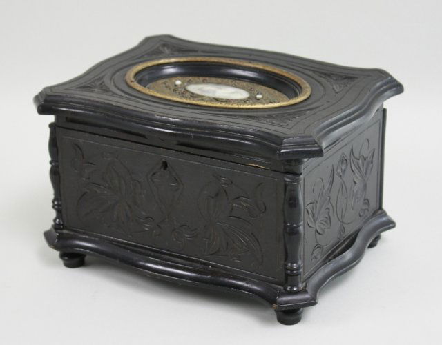 Victorian Ebonized Jewelry Box (1 of 5)