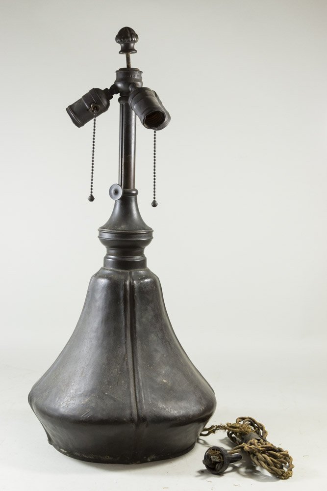 Arts & Crafts Bradley & Hubbard Bronze Lamp Base (1 of 6)
