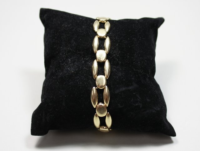 14kt gold link bracelet (1 of 4)