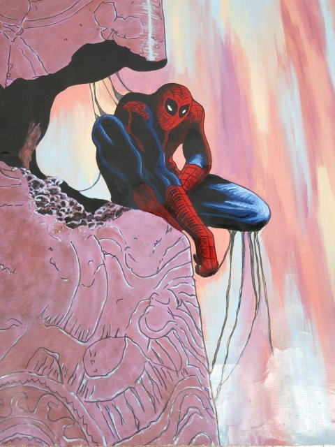 Steve Kaufman & Stan Lee, "Spider-Man" (1 of 3)