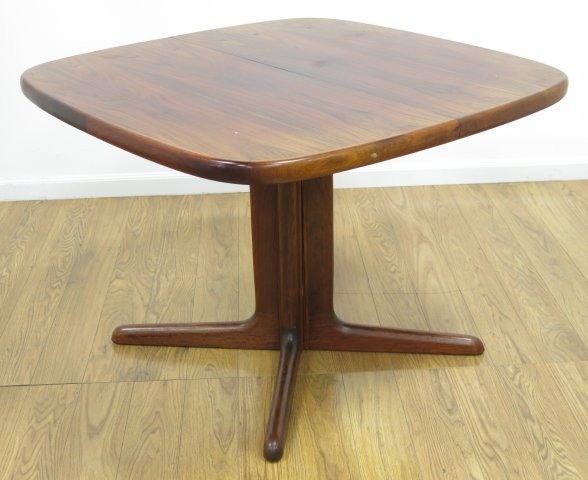 Skovby Mobel Fab Rosewood Breakfast Table: Approx 28 1/2" H x 39 1/2" W x 39 1/2" D.