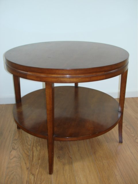 American 50's Mahogany 2 Tier Table (1 of 4)