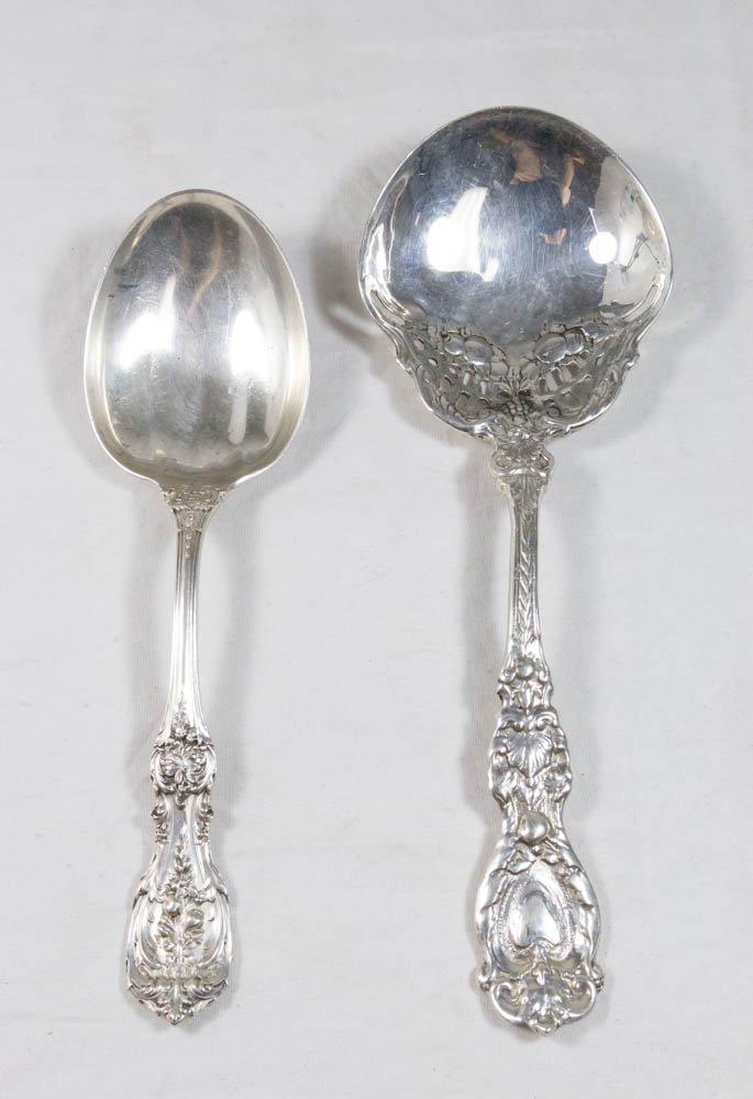 Lot of 2 Sterling Silver Spoons (1 of 2)