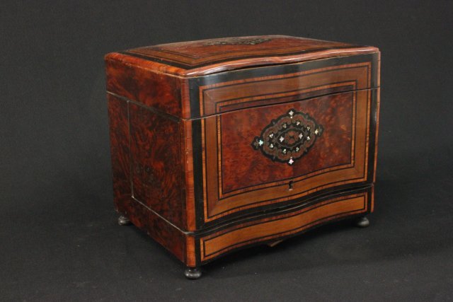 Tantalus Set in Inlaid Case (1 of 5)