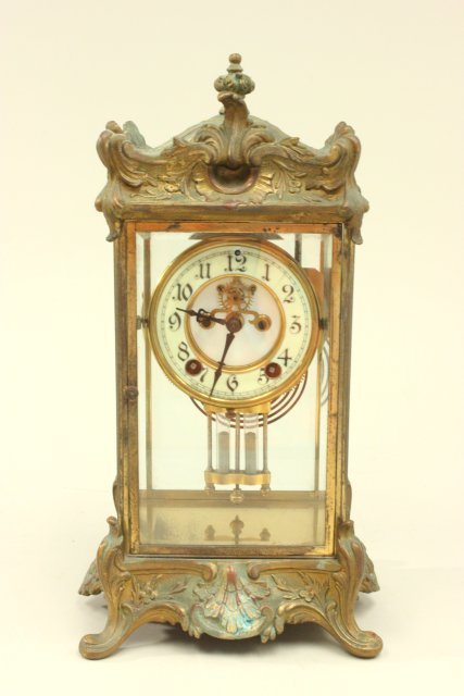 French Bronze & Crystal Regulator (1 of 5)