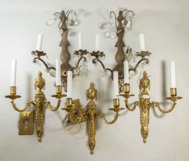 5 Bronze Sconces (1 of 8)