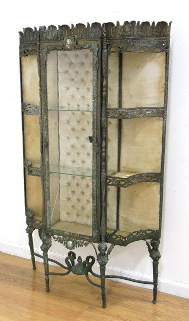 Bronze & Glass Figural Curio (1 of 5)