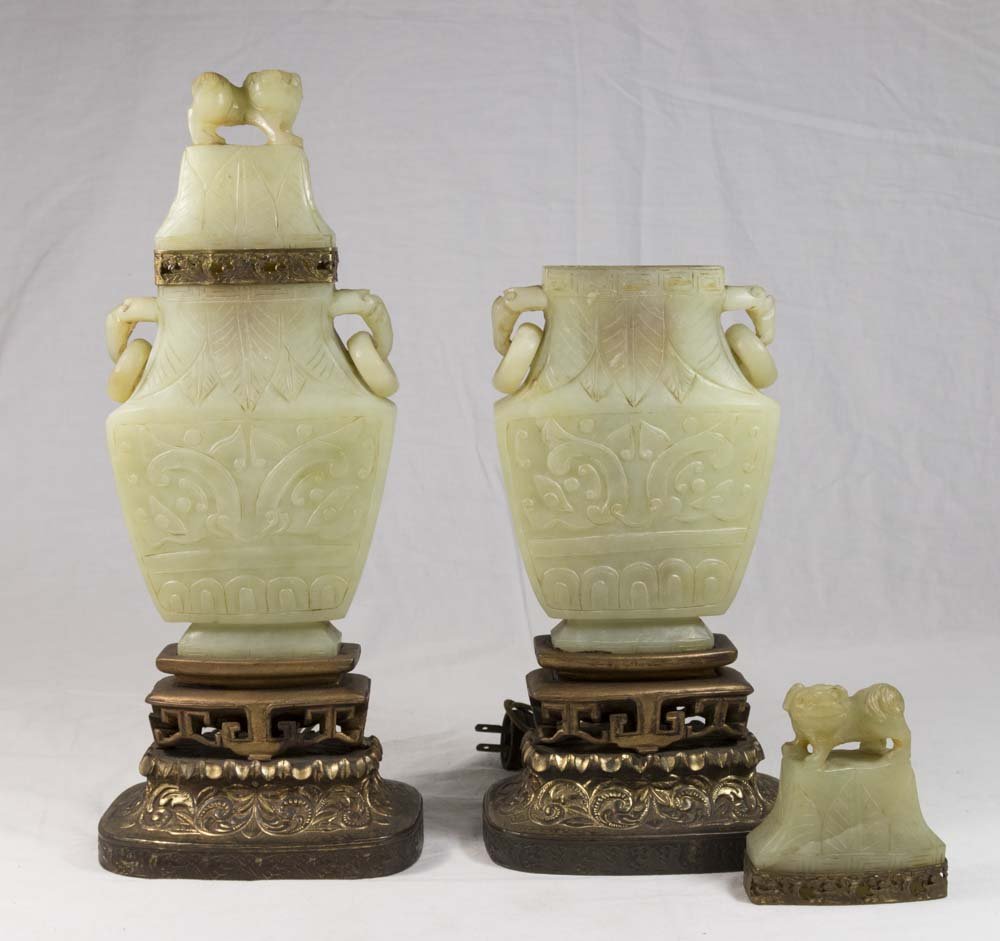 Pair Chinese Incense Burners (1 of 1)
