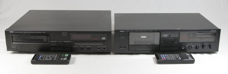 Yamaha CDX-500U CD Player & KX-200U Cassette Deck (1 of 5)