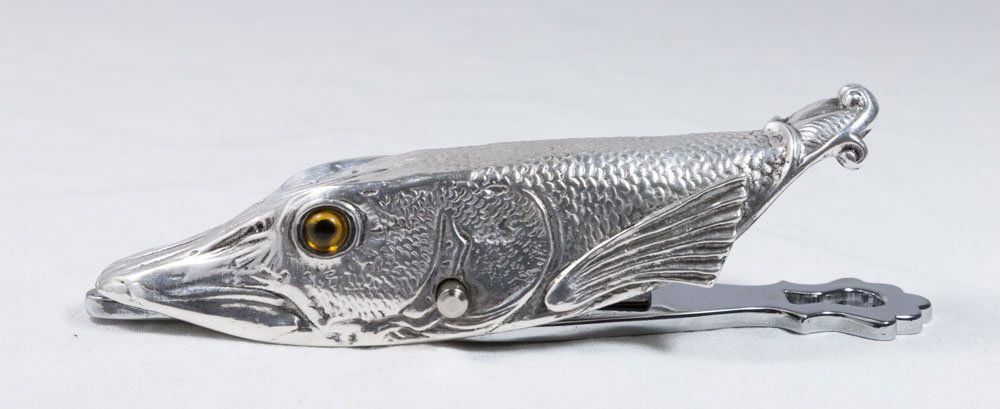 Silverplated Fish Paper Clip (1 of 1)