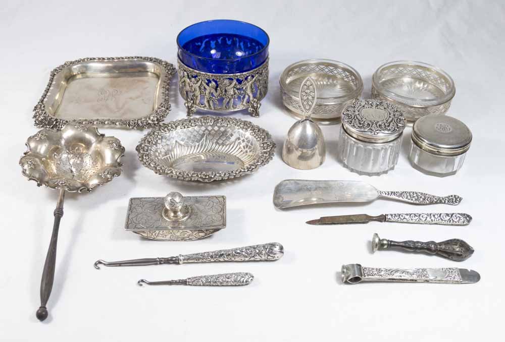 Group Lot of Sterling and 800 Silver Pieces (1 of 8)