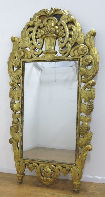 Baltic Mid-Late 18th Century Giltwood Mirror (1 of 3)