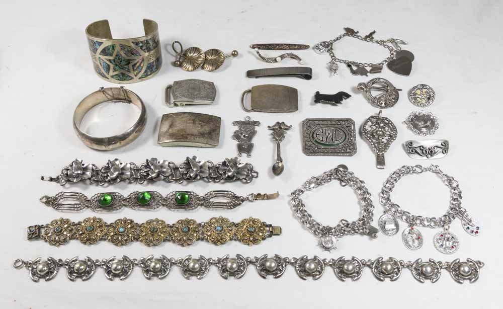 Lot of Silver & Costume Jewelry (1 of 4)