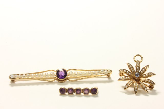 Lot of 3 14K Gold Pins (1 of 5)