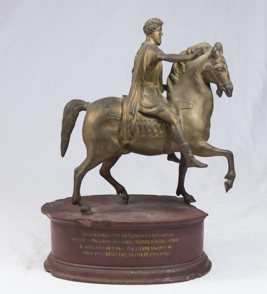 Gilded Bronze Sculpture of Caesar on Horse (1 of 6)