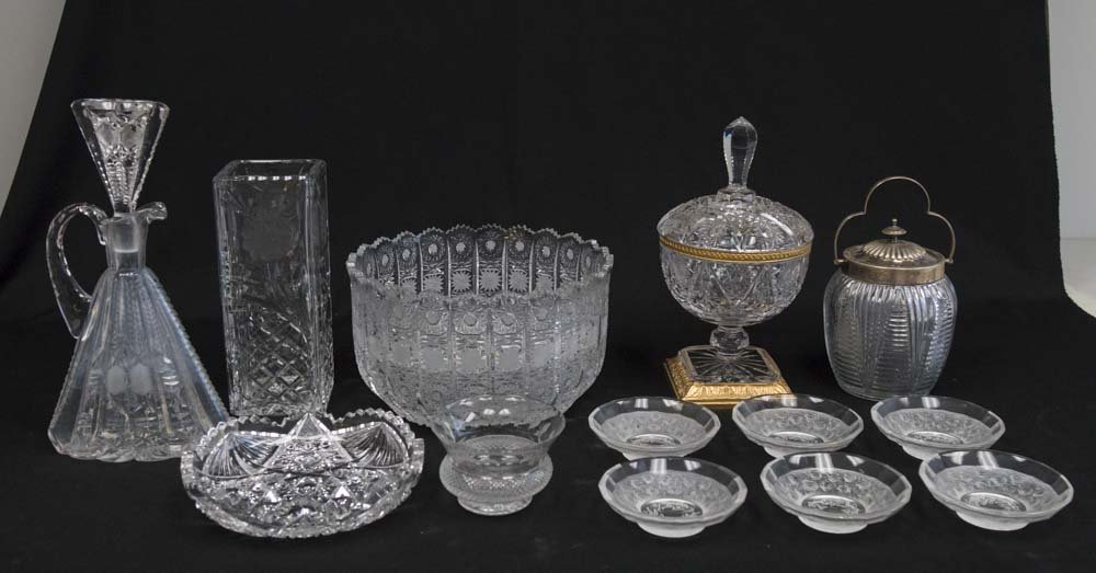 Group Lot of Crystal (1 of 3)