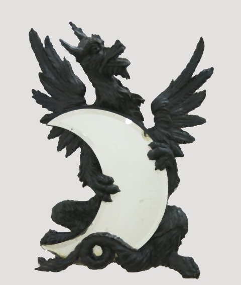 Figural Carved Mirror (1 of 3)