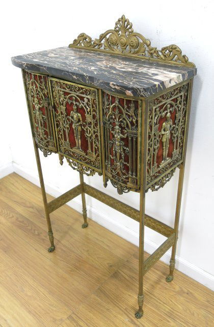 Bronze & Marble Top Telephone Table (1 of 3)